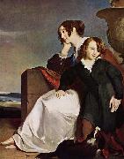 Thomas Sully Mother and Son oil on canvas